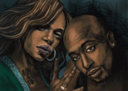 faith evans & 2pac
